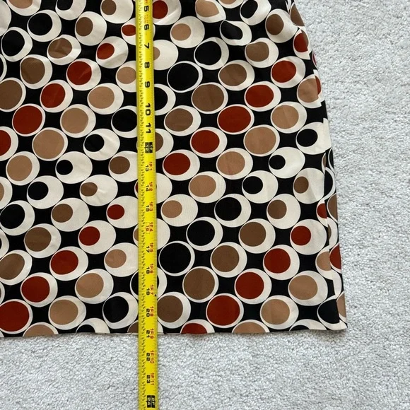 Banana Republic New Pencil 100% Silk Skirt in Black, Brown, Cream Sz 6 - Picture 7 of 7